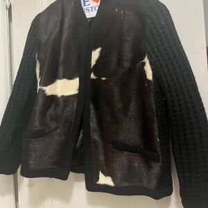 Vintage Pony-hair jacket / cardigan